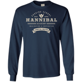 T-Shirts Navy / S Hannibal Academy Men's Long Sleeve T-Shirt