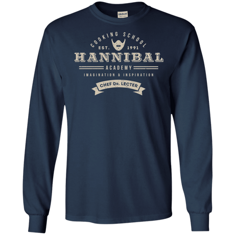 T-Shirts Navy / S Hannibal Academy Men's Long Sleeve T-Shirt
