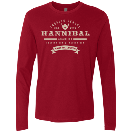 T-Shirts Cardinal / S Hannibal Academy Men's Premium Long Sleeve