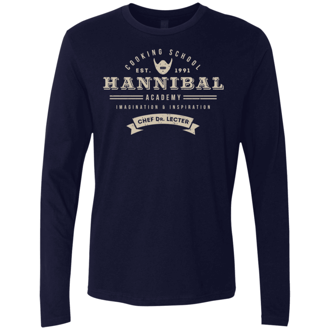 T-Shirts Midnight Navy / S Hannibal Academy Men's Premium Long Sleeve
