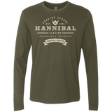 T-Shirts Military Green / S Hannibal Academy Men's Premium Long Sleeve