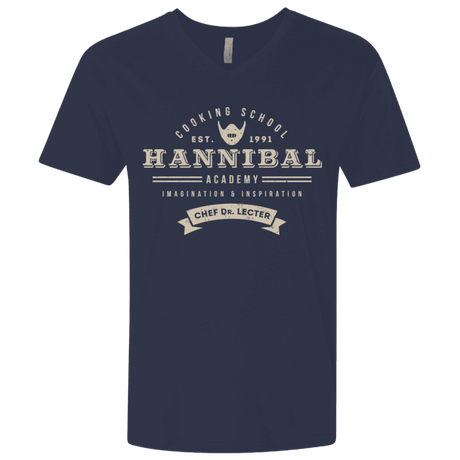 T-Shirts Midnight Navy / X-Small Hannibal Academy Men's Premium V-Neck