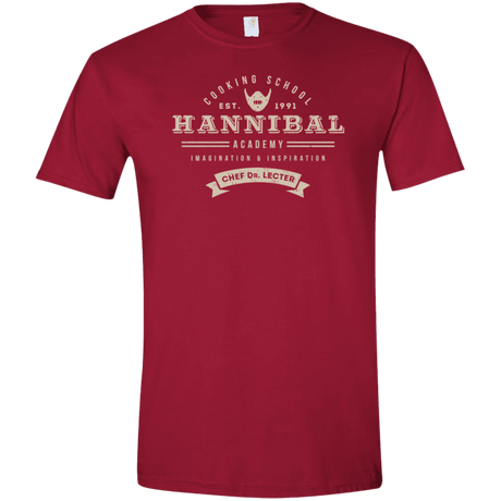 T-Shirts Cardinal Red / S Hannibal Academy Men's Semi-Fitted Softstyle