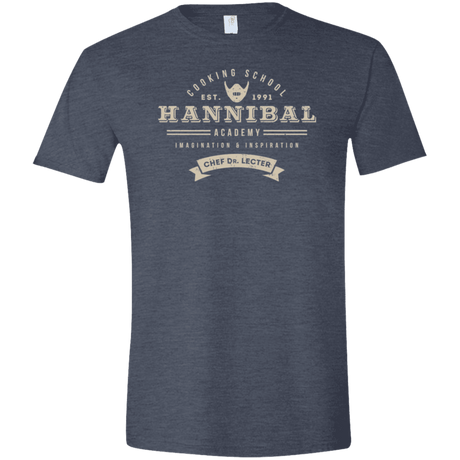 T-Shirts Heather Navy / S Hannibal Academy Men's Semi-Fitted Softstyle