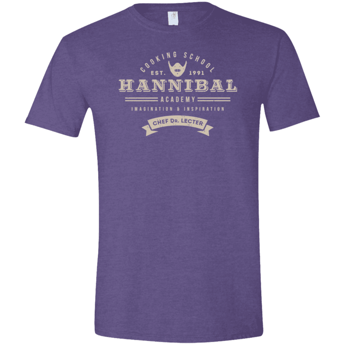T-Shirts Heather Purple / S Hannibal Academy Men's Semi-Fitted Softstyle