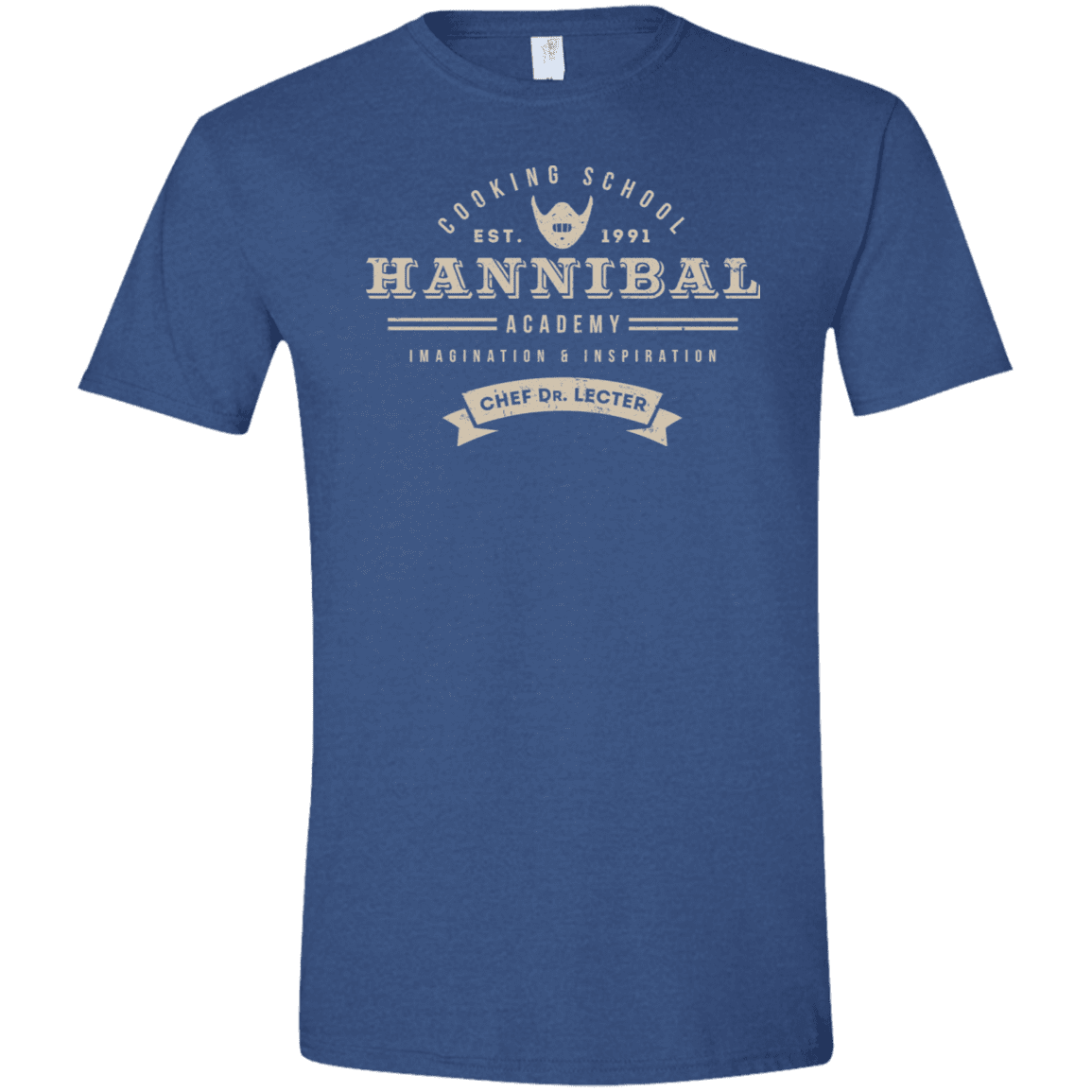 T-Shirts Heather Royal / X-Small Hannibal Academy Men's Semi-Fitted Softstyle