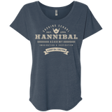 T-Shirts Indigo / X-Small Hannibal Academy Triblend Dolman Sleeve