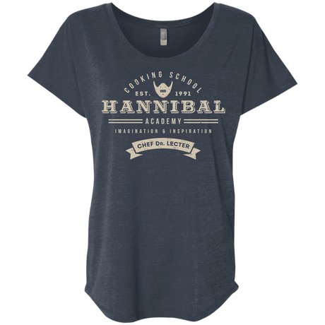 T-Shirts Vintage Navy / X-Small Hannibal Academy Triblend Dolman Sleeve