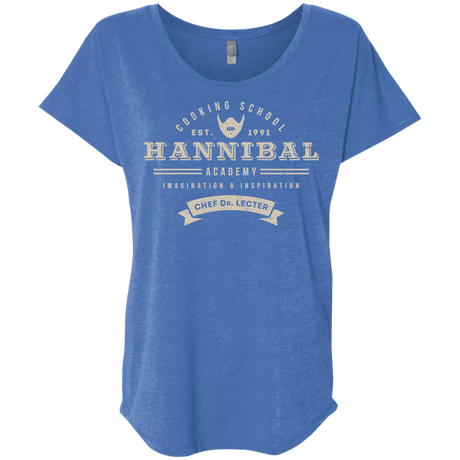 T-Shirts Vintage Royal / X-Small Hannibal Academy Triblend Dolman Sleeve
