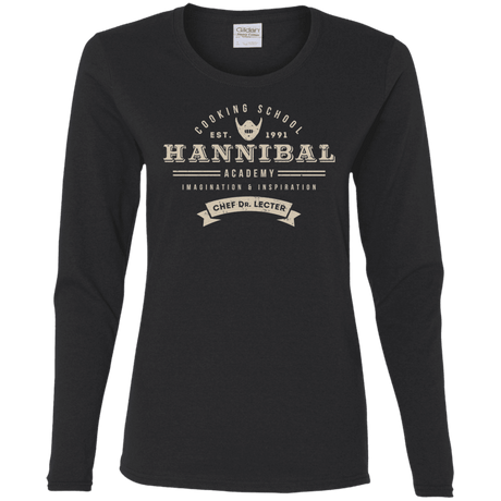 T-Shirts Black / S Hannibal Academy Women's Long Sleeve T-Shirt