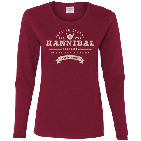 T-Shirts Cardinal / S Hannibal Academy Women's Long Sleeve T-Shirt