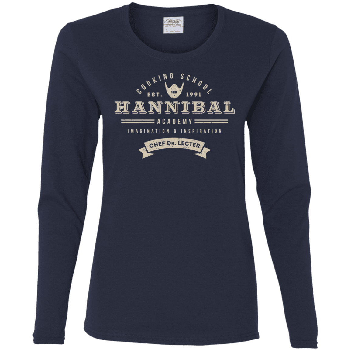 T-Shirts Navy / S Hannibal Academy Women's Long Sleeve T-Shirt