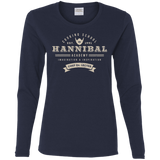 T-Shirts Navy / S Hannibal Academy Women's Long Sleeve T-Shirt