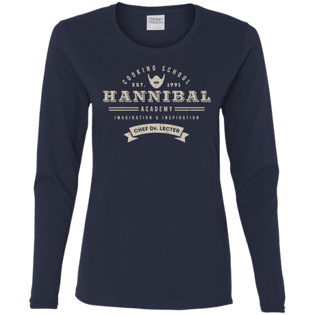 T-Shirts Navy / S Hannibal Academy Women's Long Sleeve T-Shirt