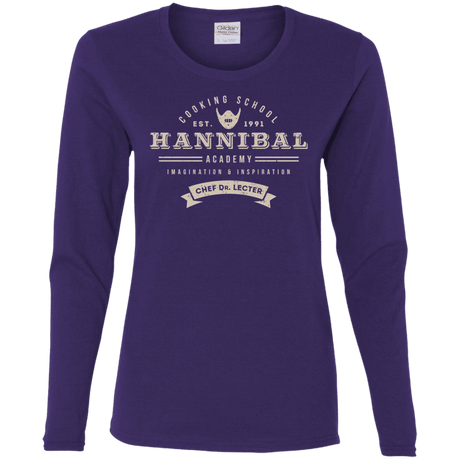 T-Shirts Purple / S Hannibal Academy Women's Long Sleeve T-Shirt