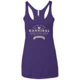 T-Shirts Purple Rush / X-Small Hannibal Academy Women's Triblend Racerback Tank