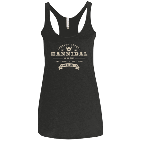 T-Shirts Vintage Black / X-Small Hannibal Academy Women's Triblend Racerback Tank