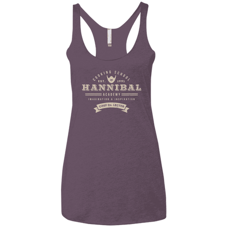 T-Shirts Vintage Purple / X-Small Hannibal Academy Women's Triblend Racerback Tank