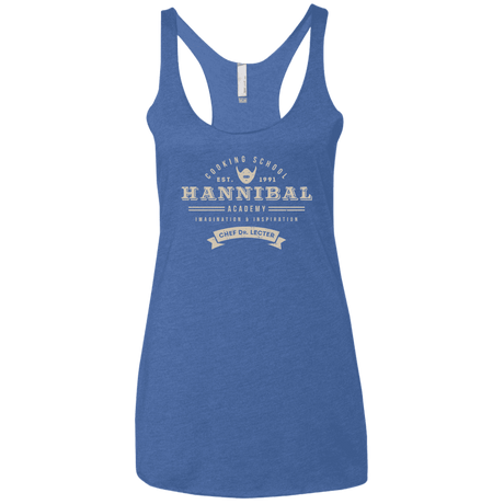 T-Shirts Vintage Royal / X-Small Hannibal Academy Women's Triblend Racerback Tank
