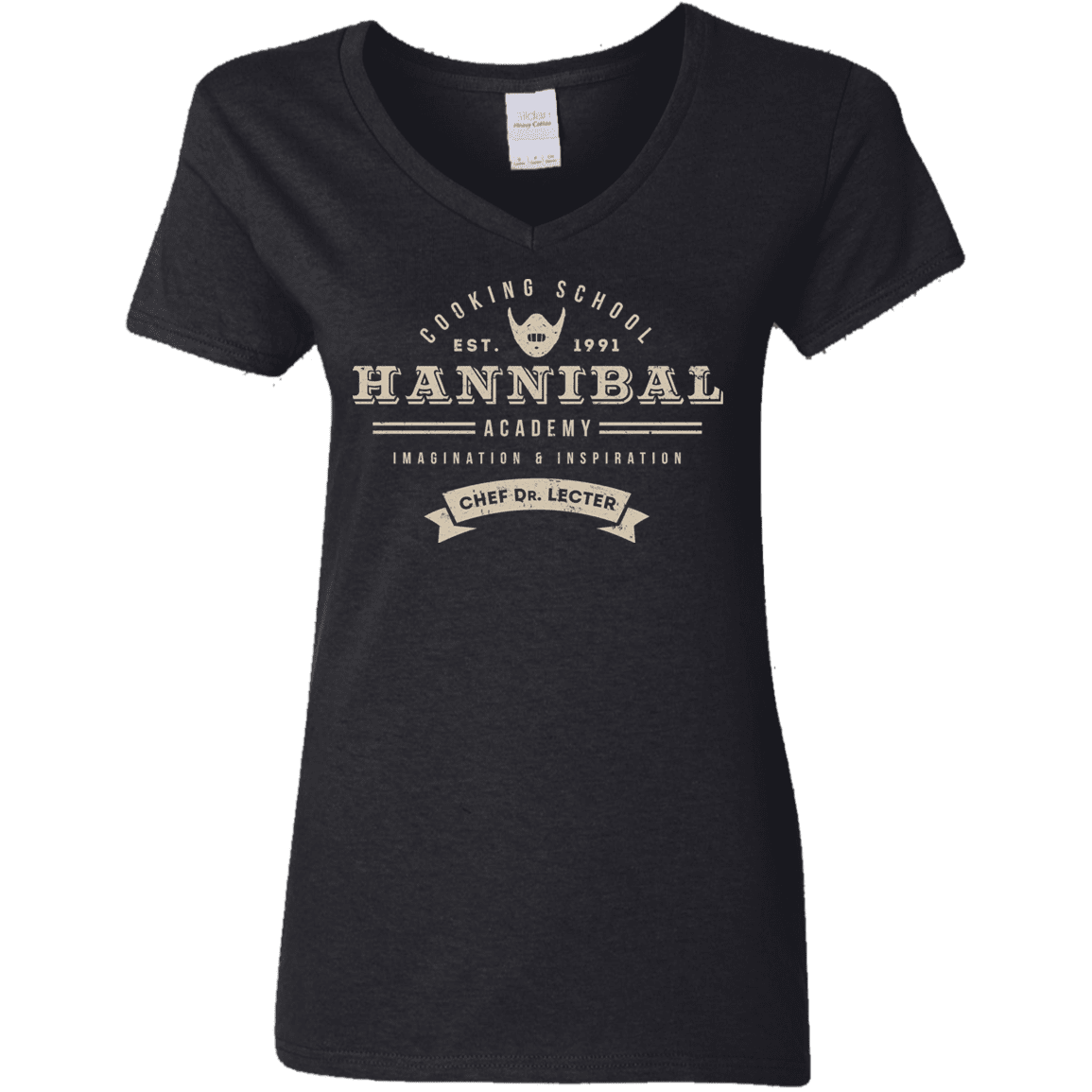 T-Shirts Black / S Hannibal Academy Women's V-Neck T-Shirt