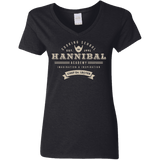 T-Shirts Black / S Hannibal Academy Women's V-Neck T-Shirt