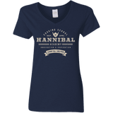 T-Shirts Navy / S Hannibal Academy Women's V-Neck T-Shirt