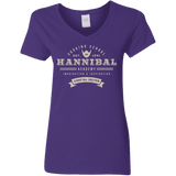 T-Shirts Purple / S Hannibal Academy Women's V-Neck T-Shirt