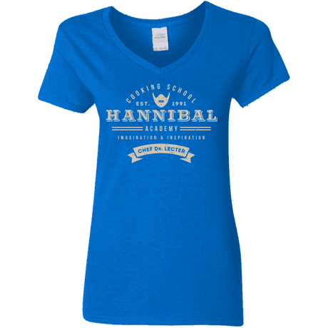 T-Shirts Royal / S Hannibal Academy Women's V-Neck T-Shirt