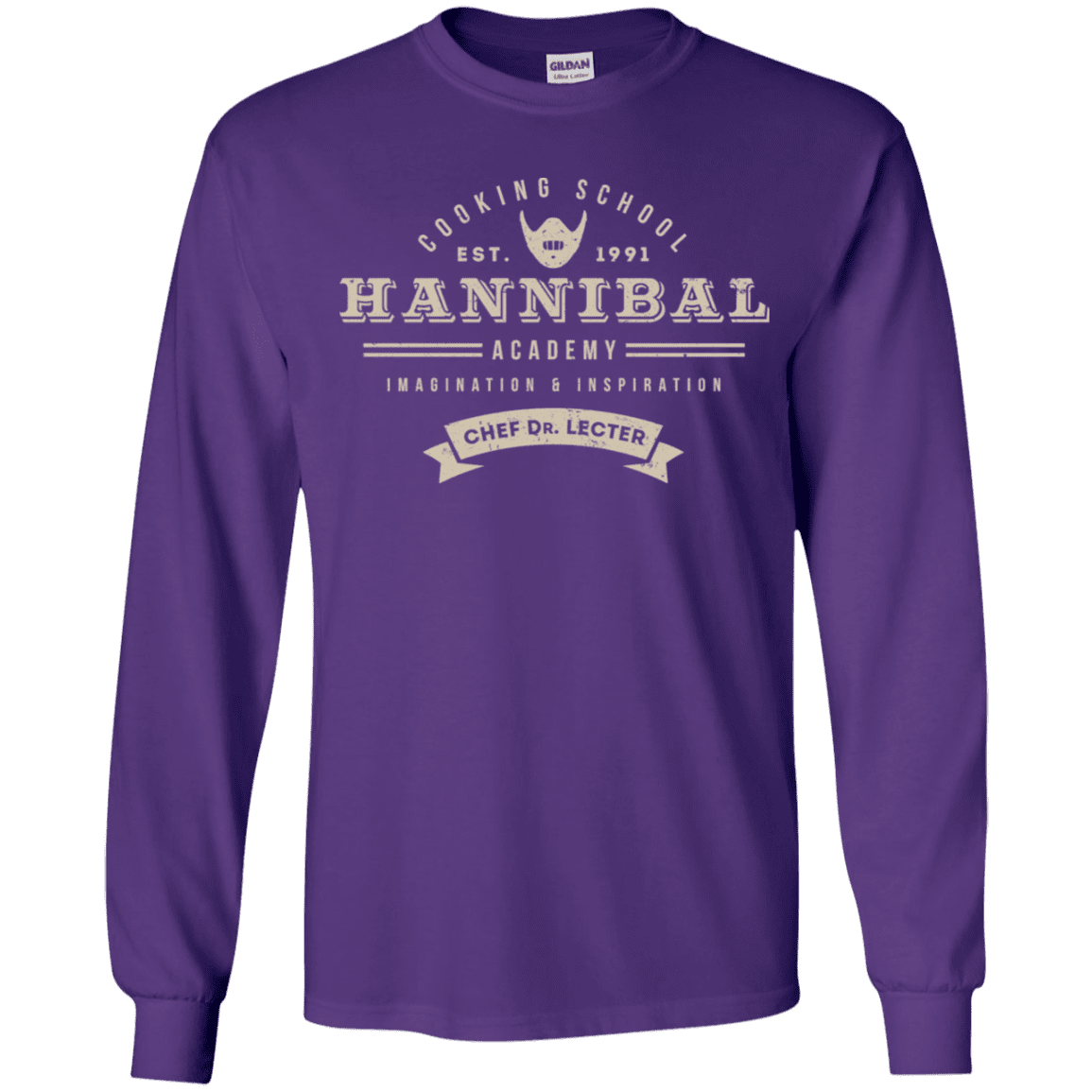 T-Shirts Purple / YS Hannibal Academy Youth Long Sleeve T-Shirt