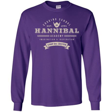 T-Shirts Purple / YS Hannibal Academy Youth Long Sleeve T-Shirt