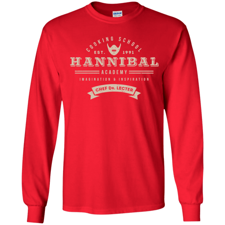 T-Shirts Red / YS Hannibal Academy Youth Long Sleeve T-Shirt