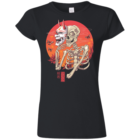 T-Shirts Black / S Hannya Yokai Mask Junior Slimmer-Fit T-Shirt