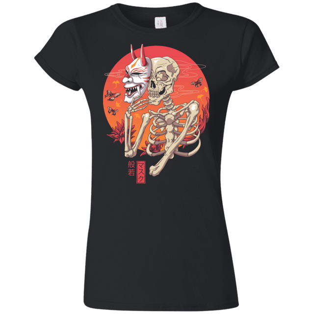 T-Shirts Black / S Hannya Yokai Mask Junior Slimmer-Fit T-Shirt