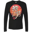 T-Shirts Black / S Hannya Yokai Mask Men's Premium Long Sleeve