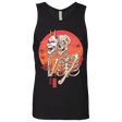 T-Shirts Black / S Hannya Yokai Mask Men's Premium Tank Top