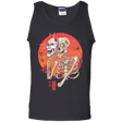 T-Shirts Black / S Hannya Yokai Mask Men's Tank Top