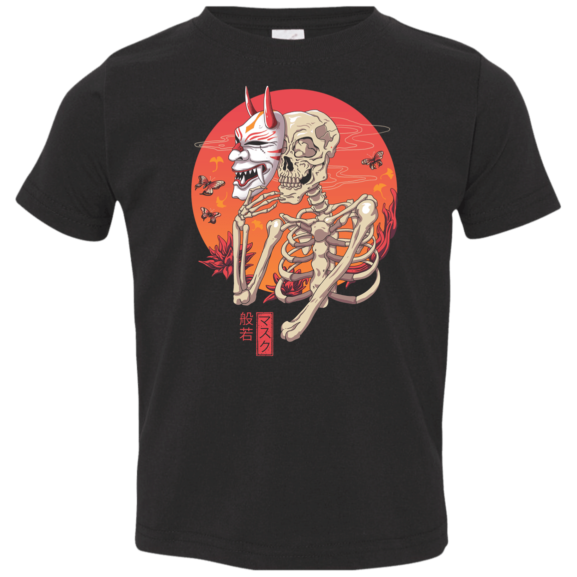 T-Shirts Black / 2T Hannya Yokai Mask Toddler Premium T-Shirt