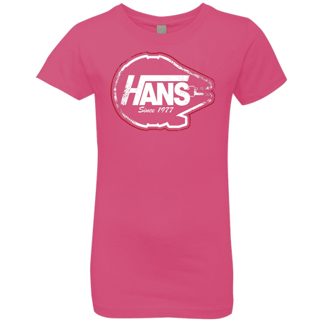 T-Shirts Hot Pink / YXS Hans Girls Premium T-Shirt