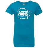 T-Shirts Turquoise / YXS Hans Girls Premium T-Shirt