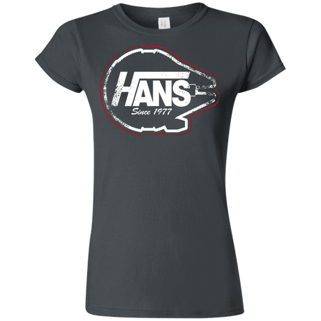 T-Shirts Charcoal / S Hans Junior Slimmer-Fit T-Shirt