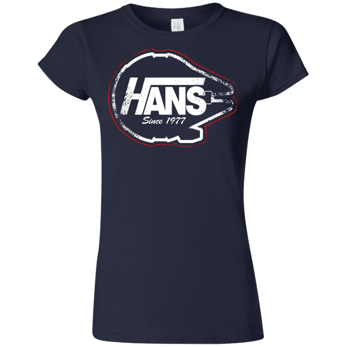 T-Shirts Navy / S Hans Junior Slimmer-Fit T-Shirt