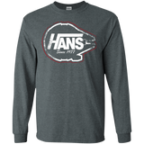 T-Shirts Dark Heather / S Hans Men's Long Sleeve T-Shirt