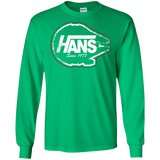 T-Shirts Irish Green / S Hans Men's Long Sleeve T-Shirt