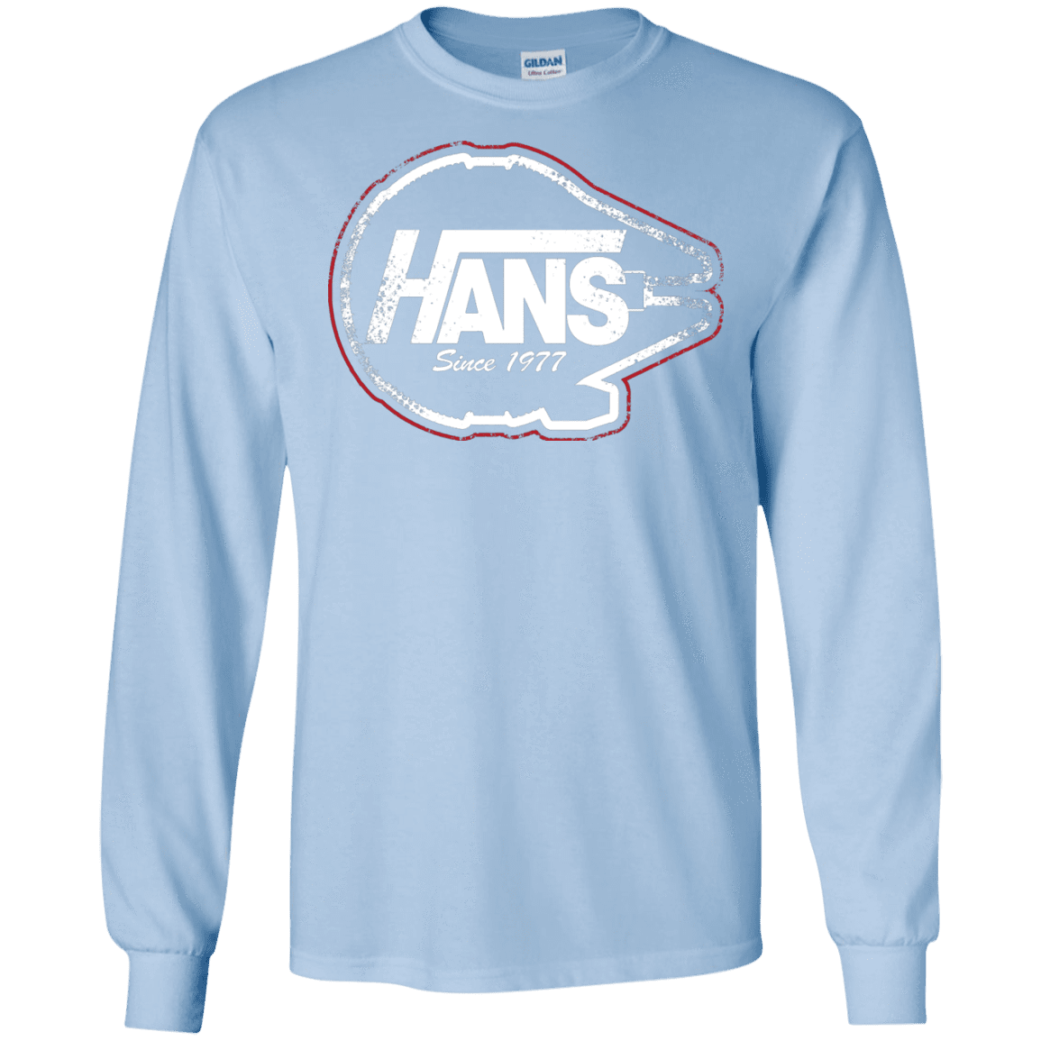 T-Shirts Light Blue / S Hans Men's Long Sleeve T-Shirt