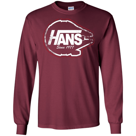 T-Shirts Maroon / S Hans Men's Long Sleeve T-Shirt