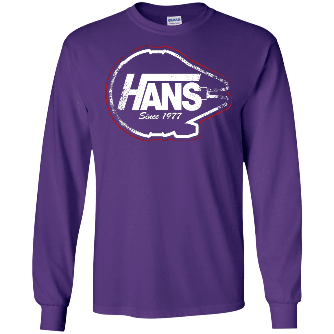 T-Shirts Purple / S Hans Men's Long Sleeve T-Shirt