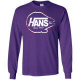 T-Shirts Purple / S Hans Men's Long Sleeve T-Shirt