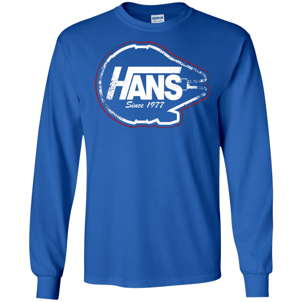 T-Shirts Royal / S Hans Men's Long Sleeve T-Shirt