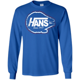 T-Shirts Royal / S Hans Men's Long Sleeve T-Shirt