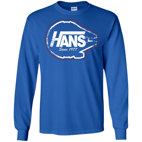 T-Shirts Royal / S Hans Men's Long Sleeve T-Shirt